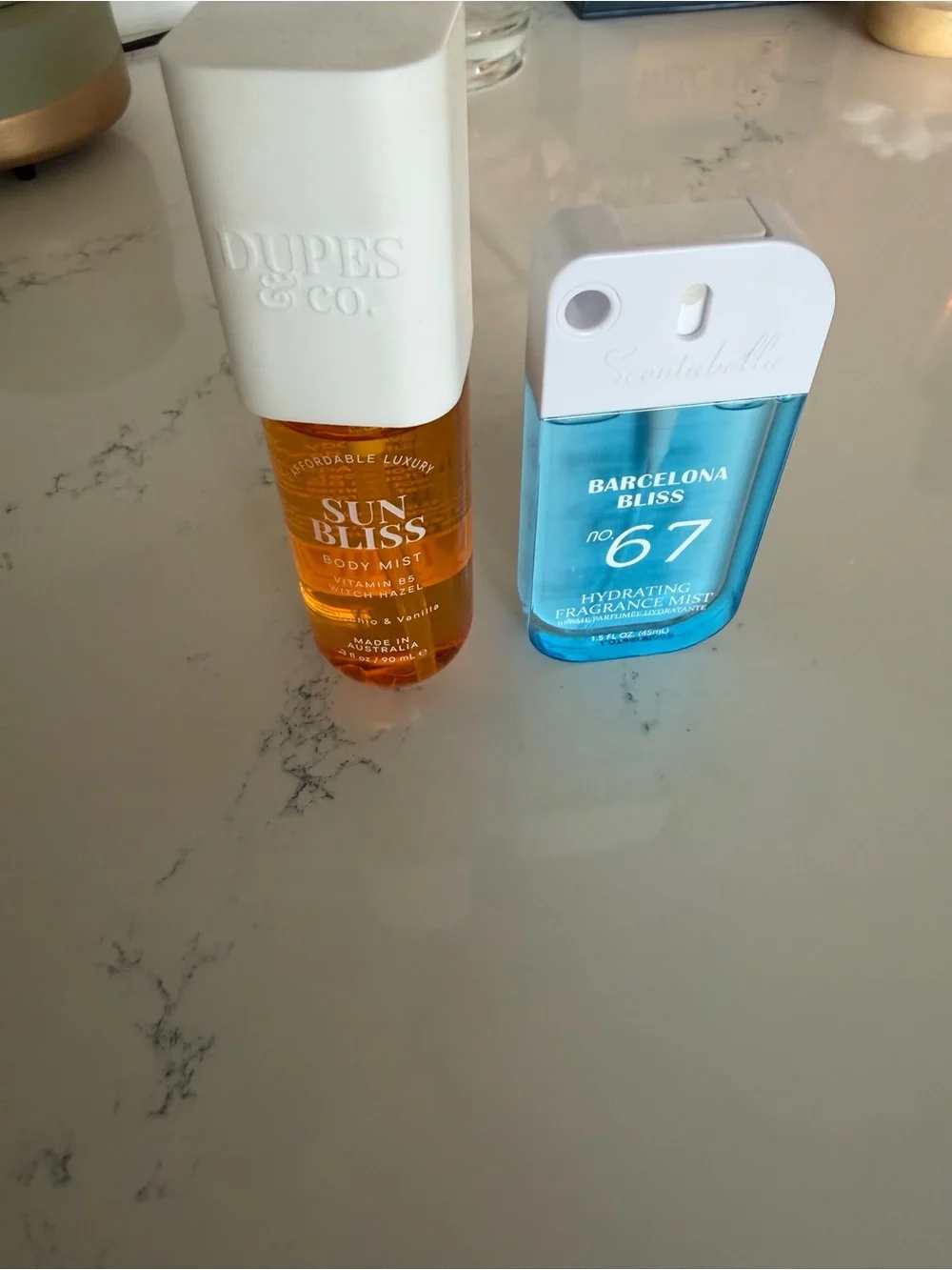 Abella Barcelona Bliss Hydrating Fragrance Mist — Blue and White